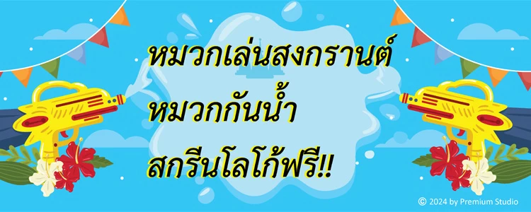 หมวกเล่นสงกรานต์ หมวกกันน้ำ