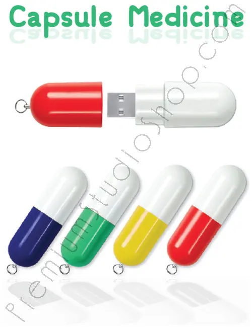 Flash Drive Capsule Medicine