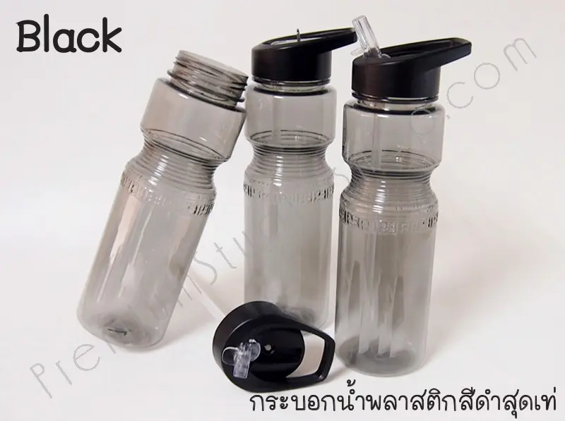 กระบอกน้ำพลาสติกติดโลโก้
