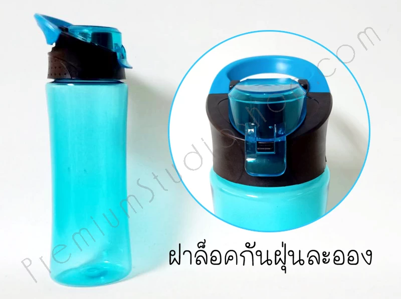 กระบอกน้ำพลาสติกติดโลโก้