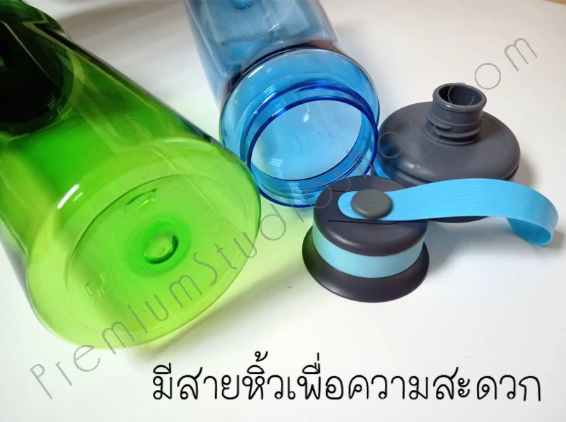 กระบอกน้ำพลาสติกพิมพ์โลโก้