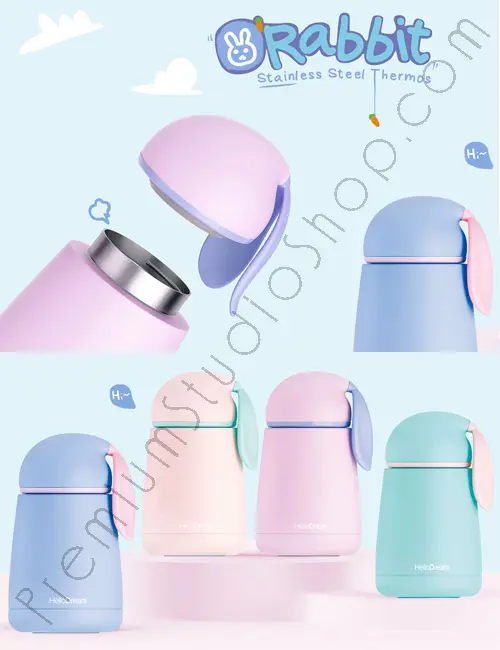 กระบอกน้ำสแตนเลส Rabbit Thermos